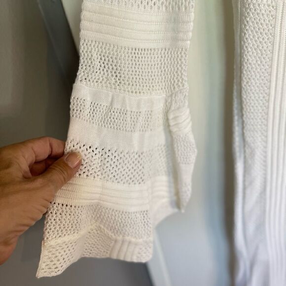 NEW Venus White Long Sleeves Crochet High Low Maxi Dress.Size S - Picture 12 of 16